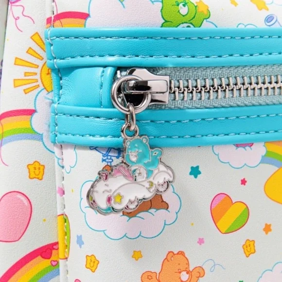 Loungefly Care Bears 40th Anniversary Backpack White Blue
